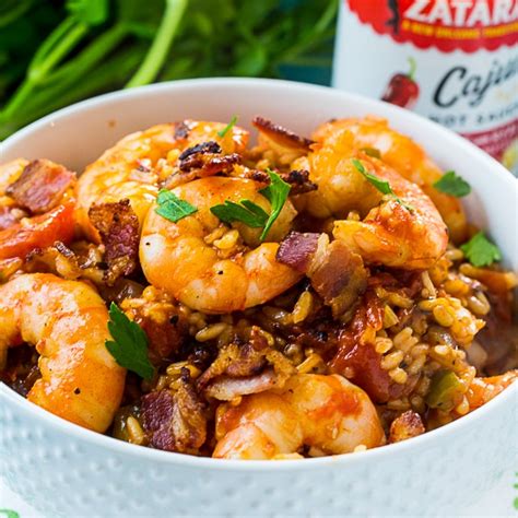 red-rice-with-shrimp-and-bacon-spicy-southern-kitchen image