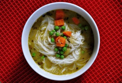 chicken-rice-noodle-soup-a-beautiful-plate image