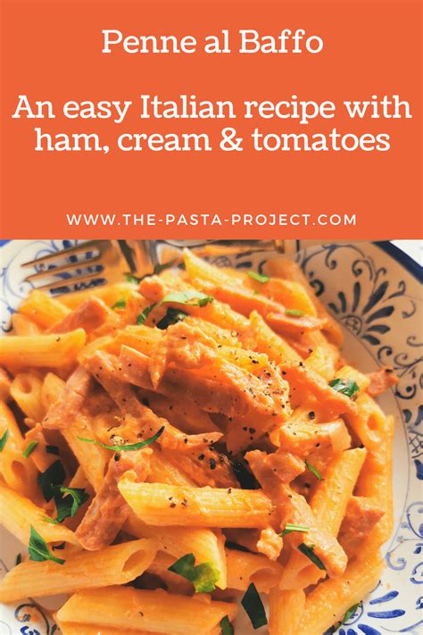 creamy-ham-and-tomato-penne-al-baffo-the-pasta image