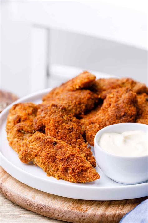 crunchy-baked-keto-chicken-tenders-easy image