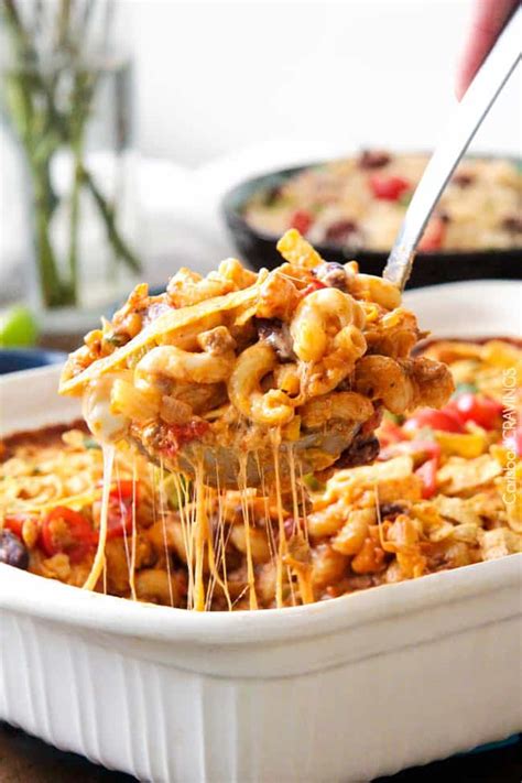 cheesy-taco-pasta-skillet-or-bake-carlsbad-cravings image