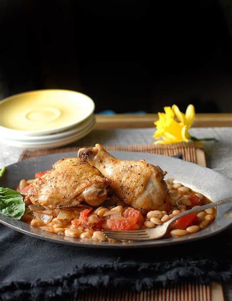 italian-baked-chicken-with-white-beans-and-tomatoes image