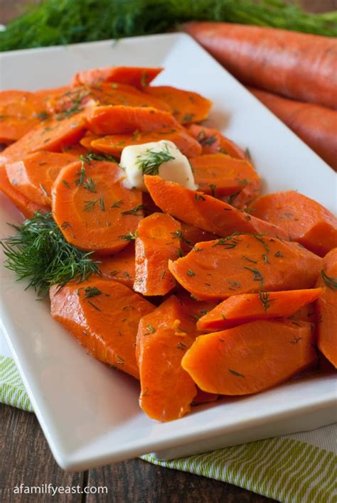 fresh-carrots-with-butter-and-dill-a-family-feast image