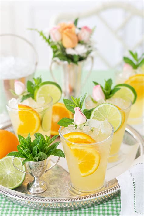 mint-julep-punch-the-perfect-kentucky-derby-drink image
