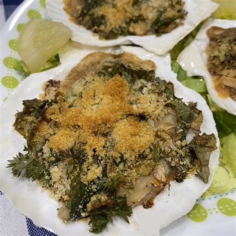 oyster-mushrooms-rockefeller-appetizer-snap-pea-sheep image