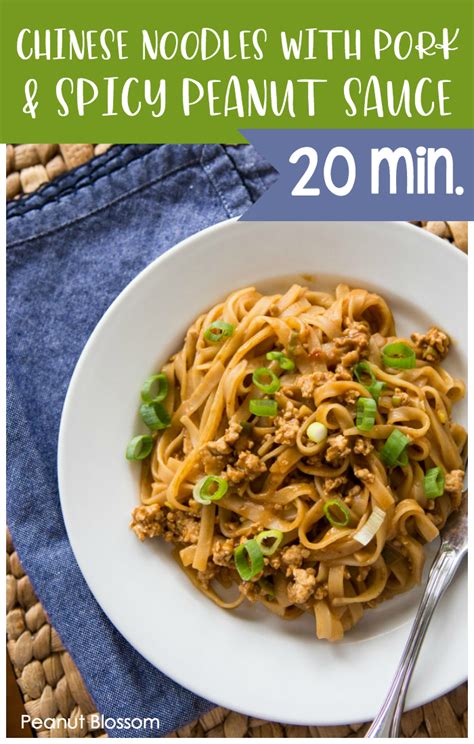 spicy-peanut-butter-noodles-with-pork-peanut-blossom image