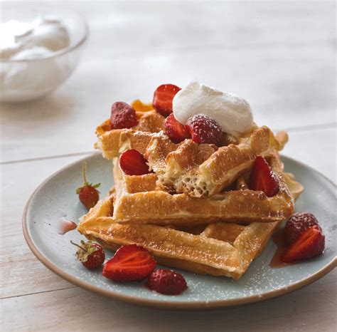 raised-belgian-waffles-with-strawberries image