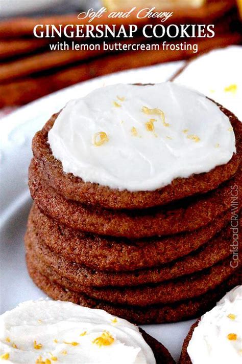 soft-and-chewy-gingersnap-cookies-with-lemon image