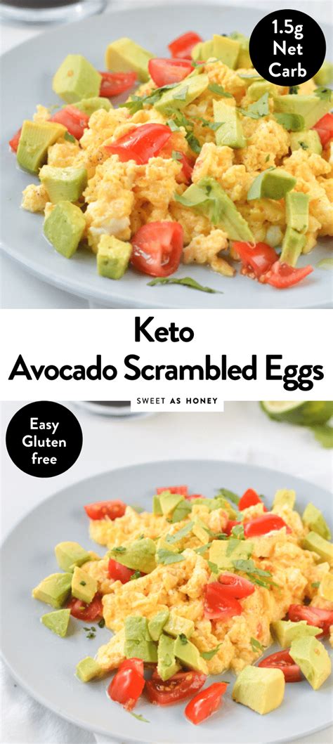 keto-scrambled-eggs-with-avocado-15-g-net-carbs image