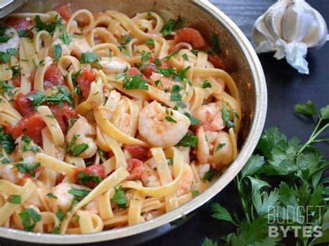 spicy-shrimp-tomato-pasta-budget-bytes image