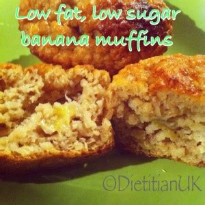 dietitian-uk-low-fat-low-sugar-banana-muffins image