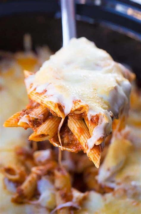the-best-slow-cooker-baked-ziti-the image