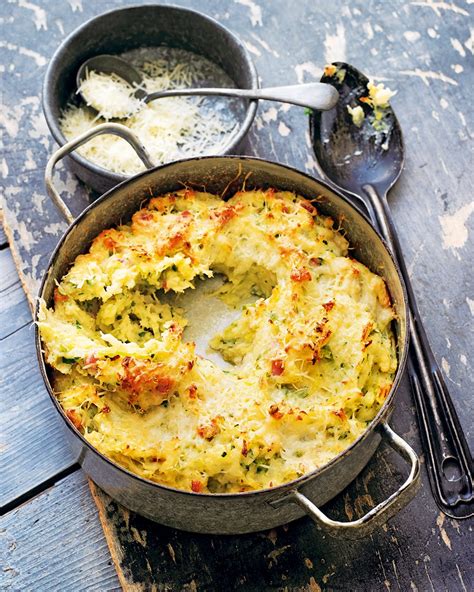 mashed-potato-pie-with-bacon-leeks-and-cheese image
