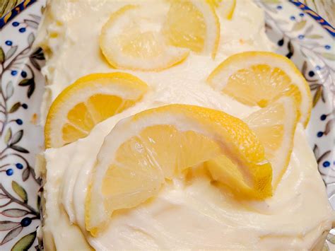 lemon-pound-cake-with-lemon-cream-cheese-frosting image