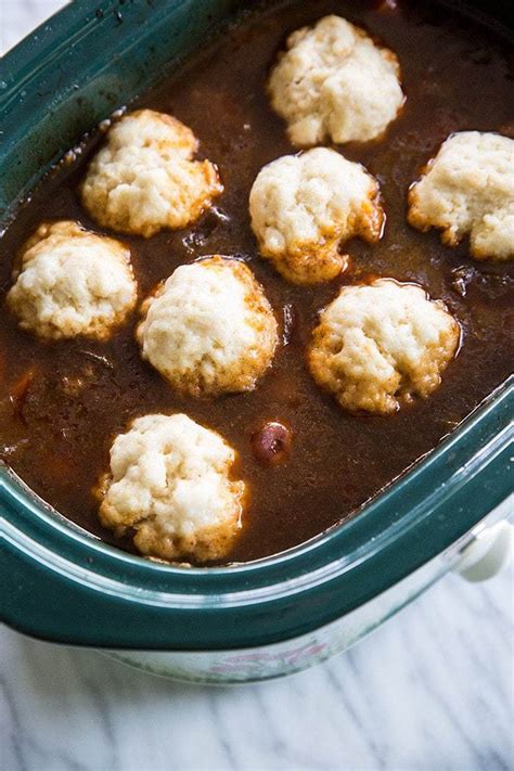 how-to-make-slow-cooker-or-crock-pot-dumplings image