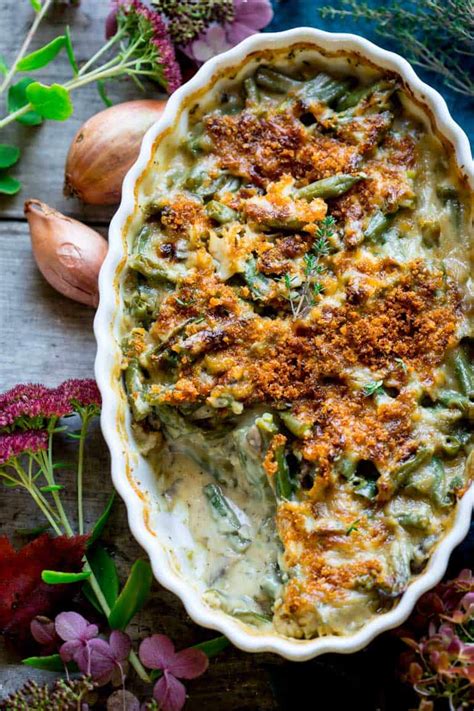 green-bean-casserole-with-cheese-healthy-seasonal image