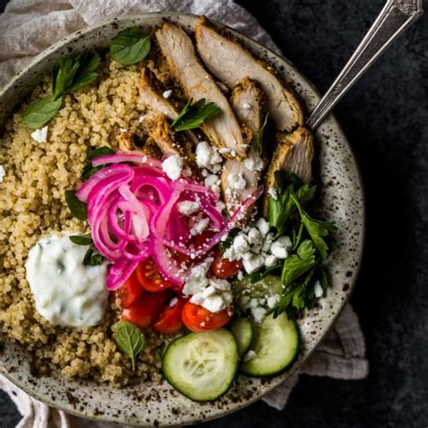 chicken-gyro-bowls-with-quinoa-platings-pairings image
