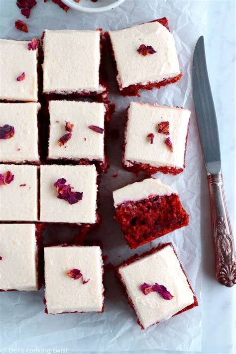 red-velvet-beetroot-cake-with-vanilla-frosting-dels image