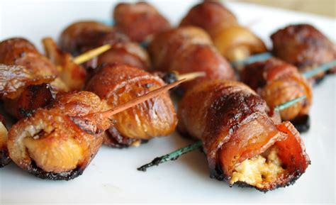 bacon-wrapped-figs-with-goat-cheese-the-hungry image