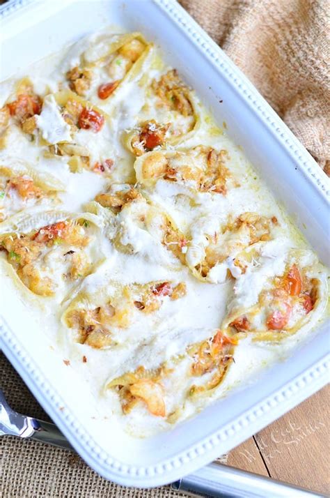 seafood-alfredo-stuffed-shells-will-cook-for-smiles image