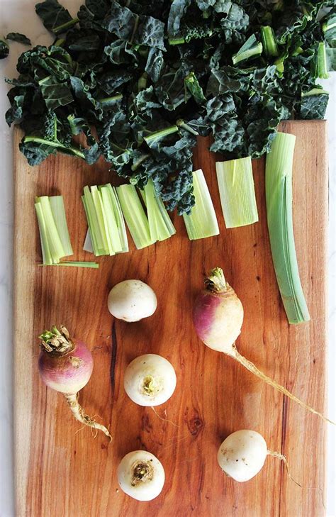 baby-turnips-and-greens-buttered-veg-vegetarian image