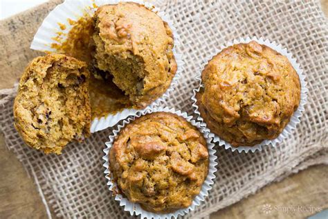 pumpkin-ginger-nut-muffins-recipe-simply image