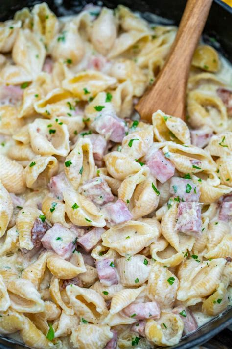 ham-and-cheese-pasta-recipe-video-30-minutes-meals image