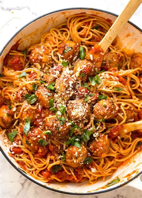 baked-chicken-meatballs-and-spaghetti-recipetin-eats image