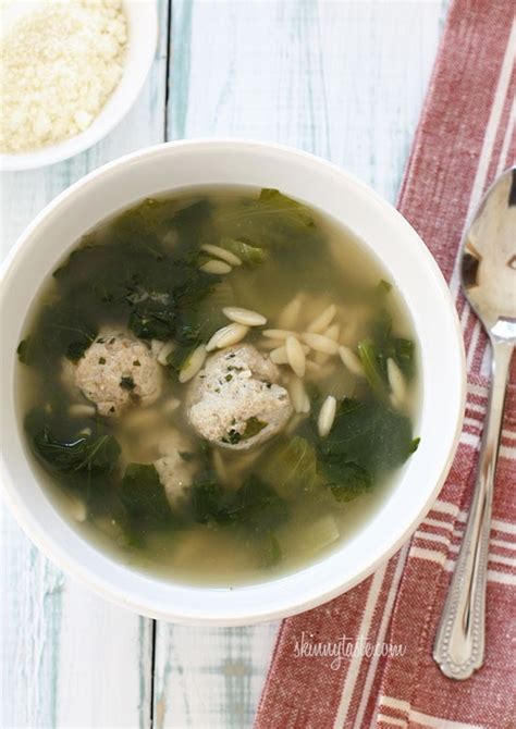 escarole-soup-with-turkey-meatballs-italian-wedding-soup image