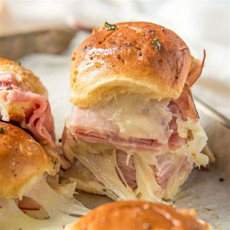 ham-and-cheese-sliders-with-garlic-butter image