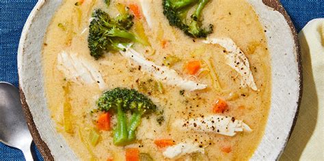 easy-chicken-broccoli-soup-recipe-eatingwell image