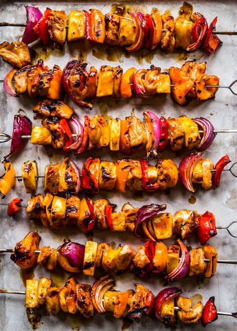 tropical-bbq-chicken-skewers-jelly-toast image