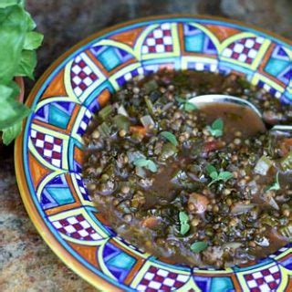 lentil-kale-sausage-soup-italian-food-forever image