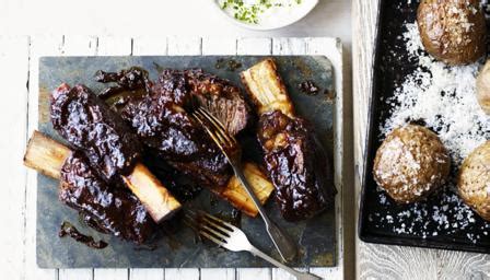 beef-ribs-with-barbecue-sauce-recipe-bbc-food image