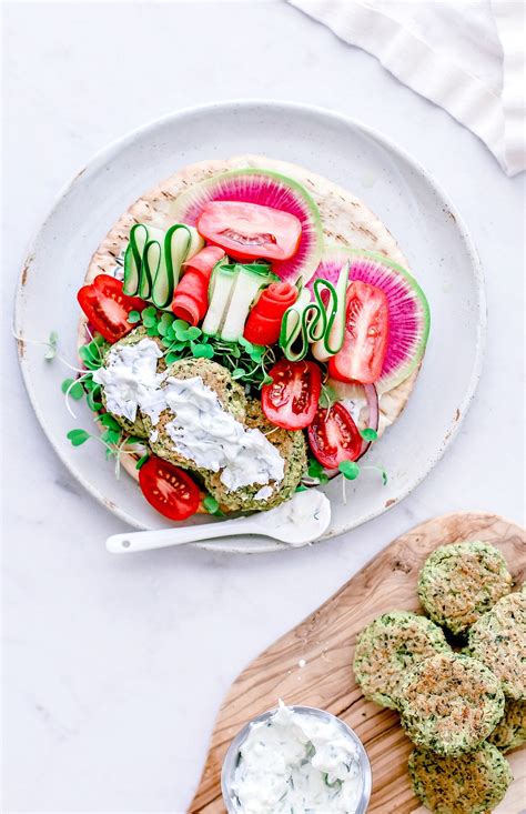 crispy-baked-falafel-with-spinach-killing-thyme image