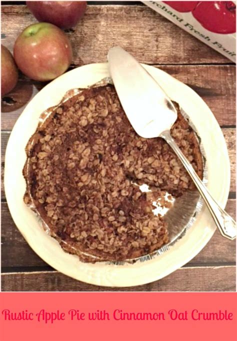 rustic-apple-pie-with-cinnamon-oat-crumble-topping image