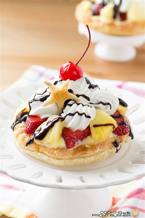 mini-banana-split-puff-pastry-cooking-on-the-front image