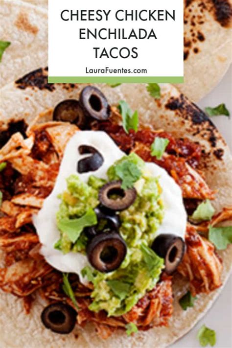 shredded-chicken-enchilada-tacos-laura-fuentes image