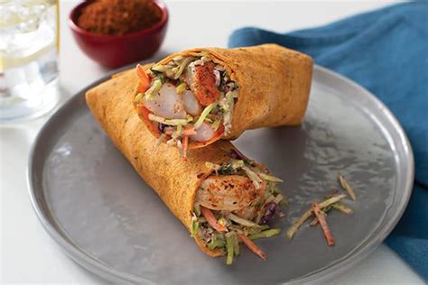 healthy-shrimp-po-boy-wrap-recipe-mission-foods image