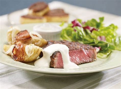 blackened-steaks-and-horseradish-cream-with-butter image