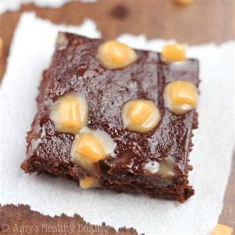 fudgy-salted-caramel-brownies-amys-healthy-baking image