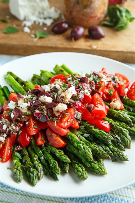 grilled-asparagus-and-tomatoes-in-a-kalamata-olive image