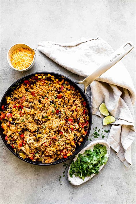 one-pan-southwest-chicken-and-rice-the-movement image