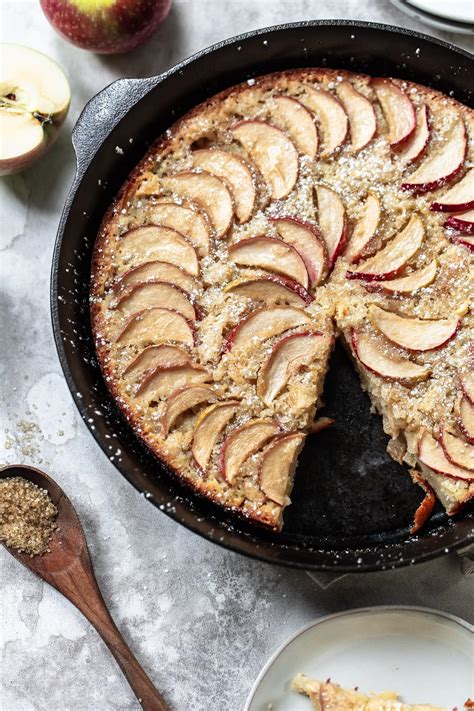 skillet-french-apple-cake-familystyle-food image