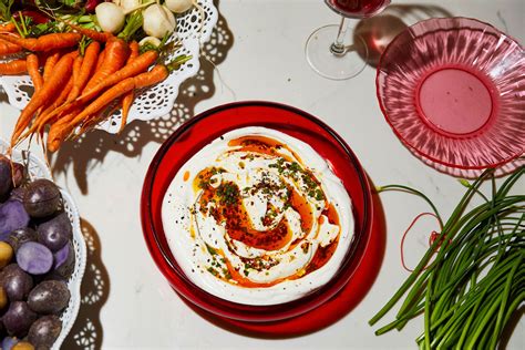 labneh-dip-with-sizzled-scallions-and-chile-alison image