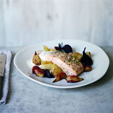 roasted-salmon-beets-and-potatoes-with-horseradish image