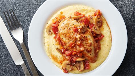 chicken-cacciatore-with-creamy-polenta image