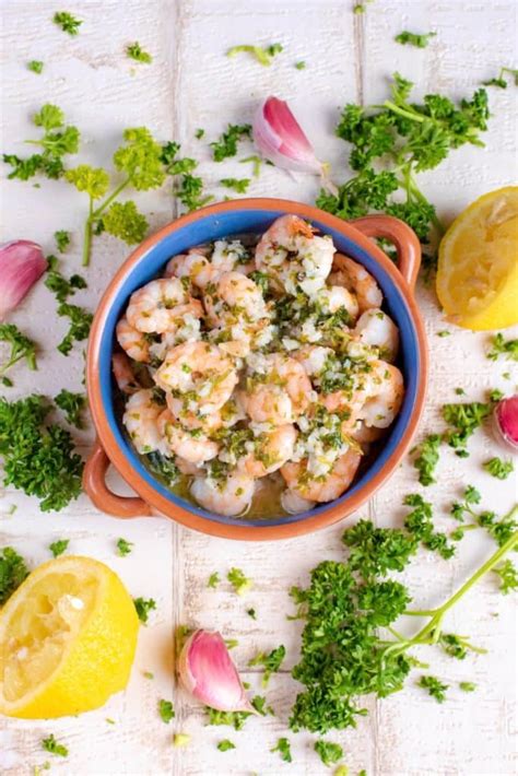 lemon-garlic-and-herb-prawns-shrimp-hungry image
