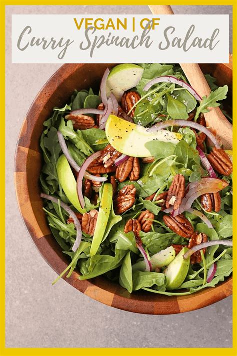 spinach-salad-w-curry-vinaigrette-my-darling-vegan image
