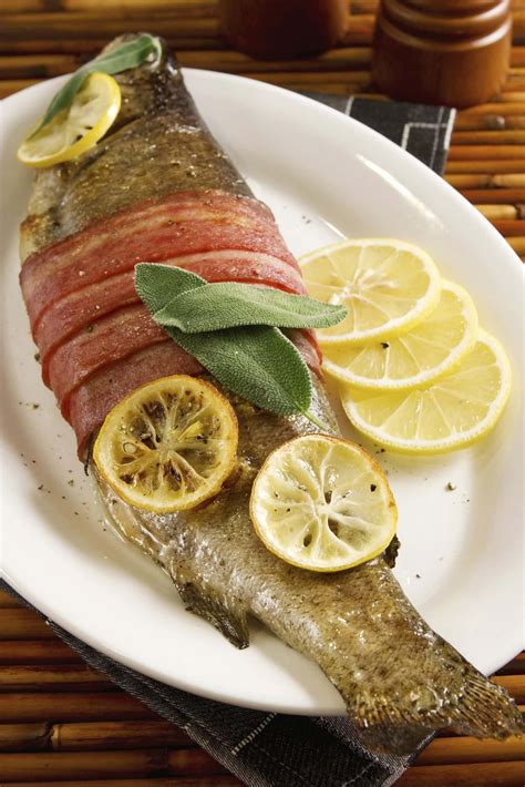 bacon-wrapped-trout-seafood-recipes-lgcm image
